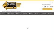 Tablet Screenshot of gogarbage.com